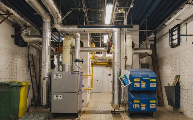 Palác YMCA Technické místnosti